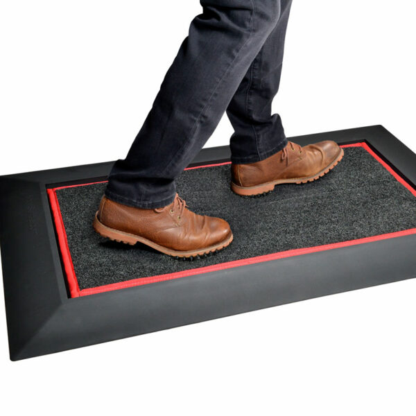 Antimicrobial shoe mat, once customer adds sanitizer, kills germs on shoes, Boot dip mat, shoe sanitizing mat, mat with disinfectant, antimicrobial mat, kill germs on shoes, Sanistride, Stride mat, sanitizer mat, industrial disinfecting mat, sanitizing doormat, shoe disinfectant mat, shoe sanitizing mat, boot disinfectant mat, sanitizer mat, sanitizing mat, disinfectant door mat